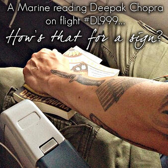 Deepak Chopra Marine it's a sign