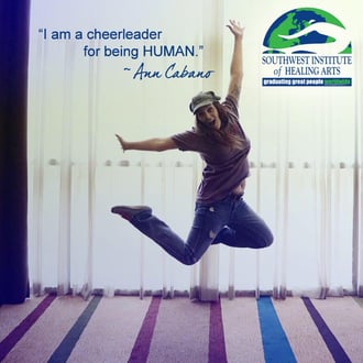 Ann Cabano is a cheerleader for being human