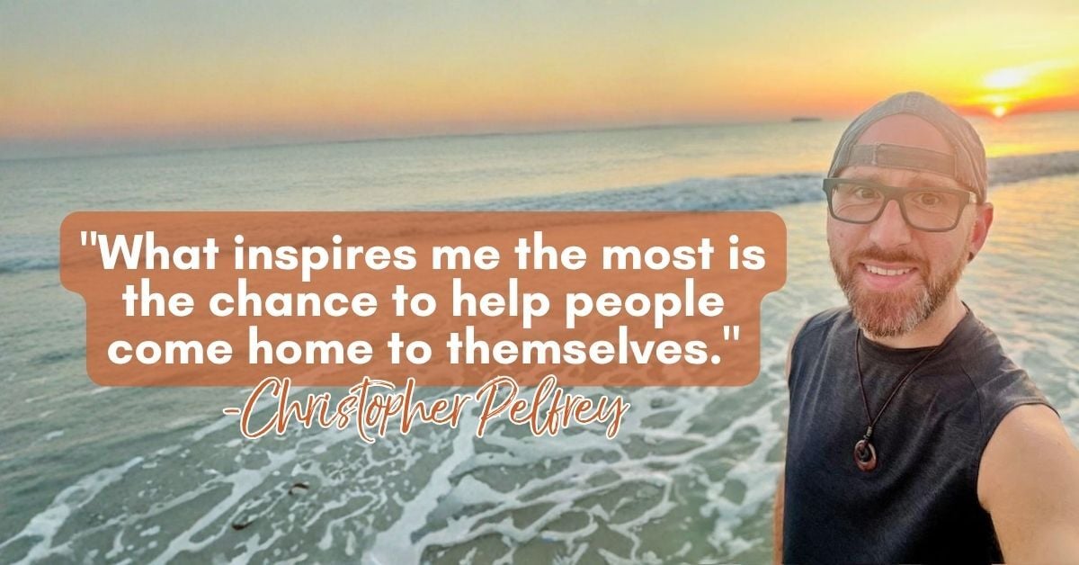 Christopher Pelfrey shares his purpose of healing journey at swiha