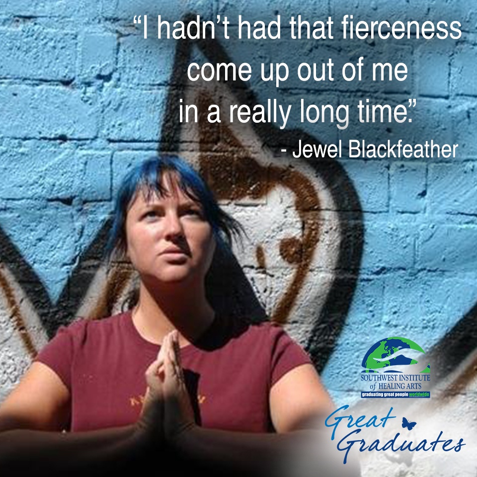 Jewel Blackfeather praying