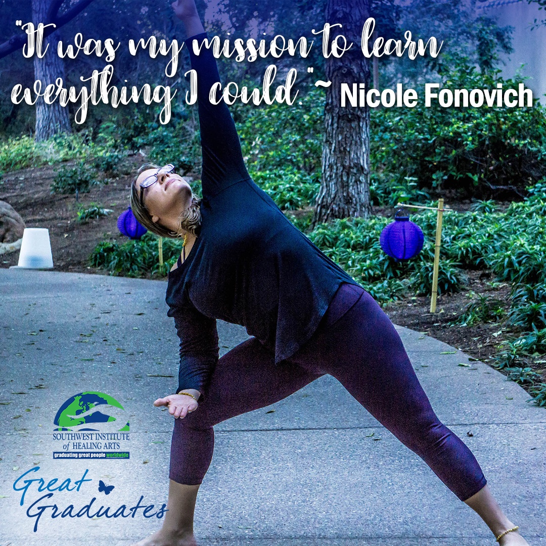 Nicole Fonovich SWIHA Great Graduate Yoga
