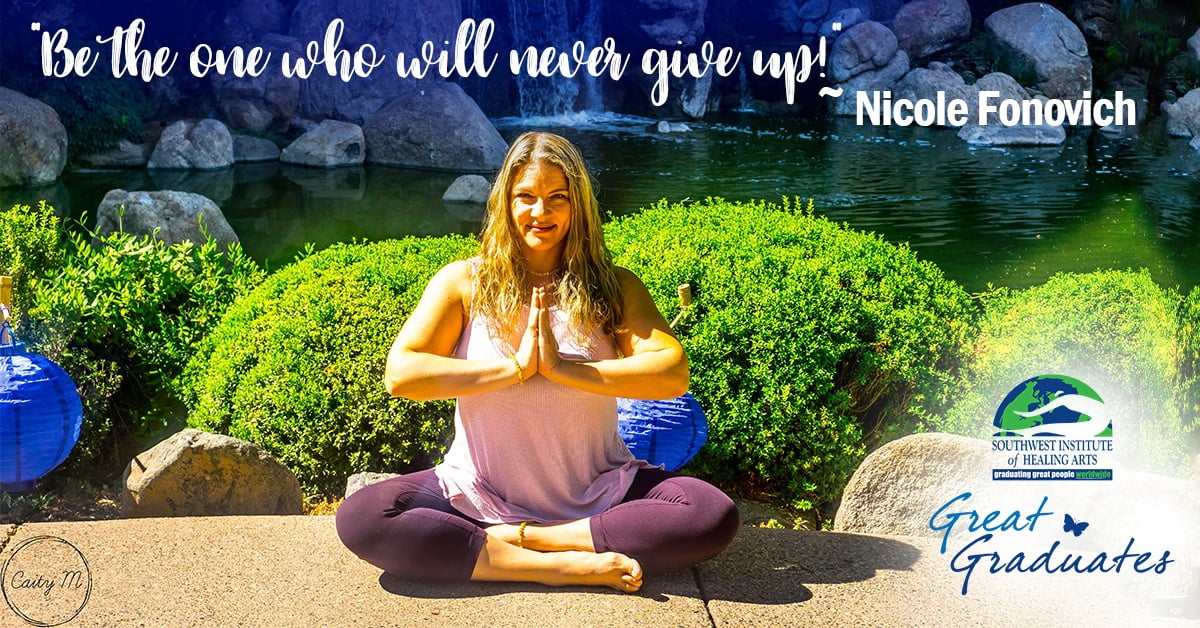 Nicole Fonovich SWIHA Great Graduate Yoga